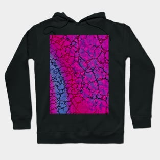 Fuchsia Crack Hoodie